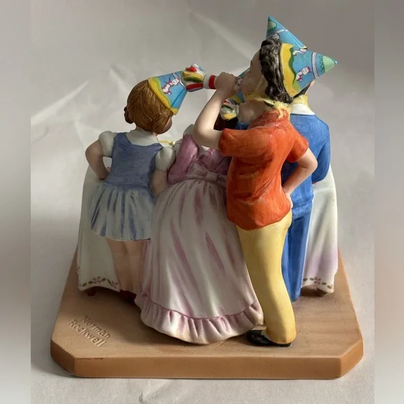 Vintage Norman Rockwell “The Birthday Party” Figurine - Picture 2 of 9